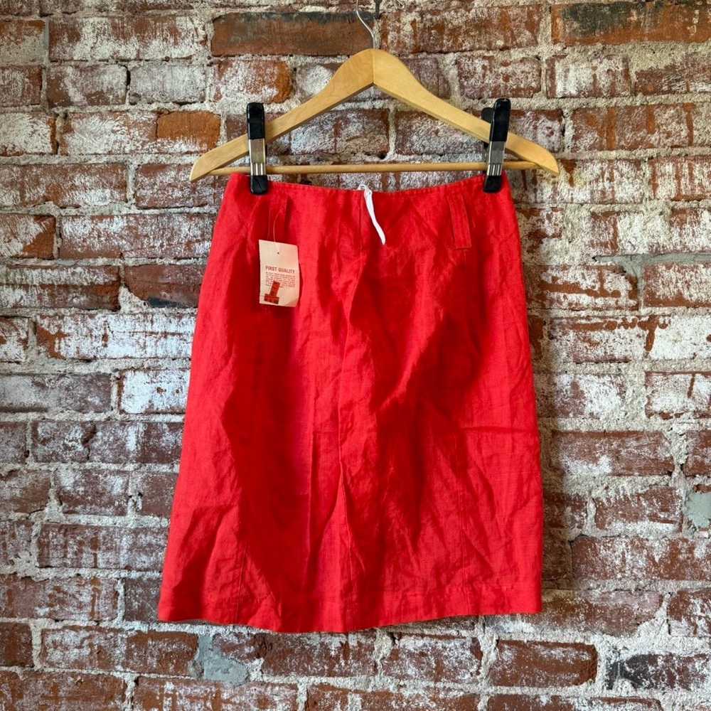 American Vintage Red Midi Skirt